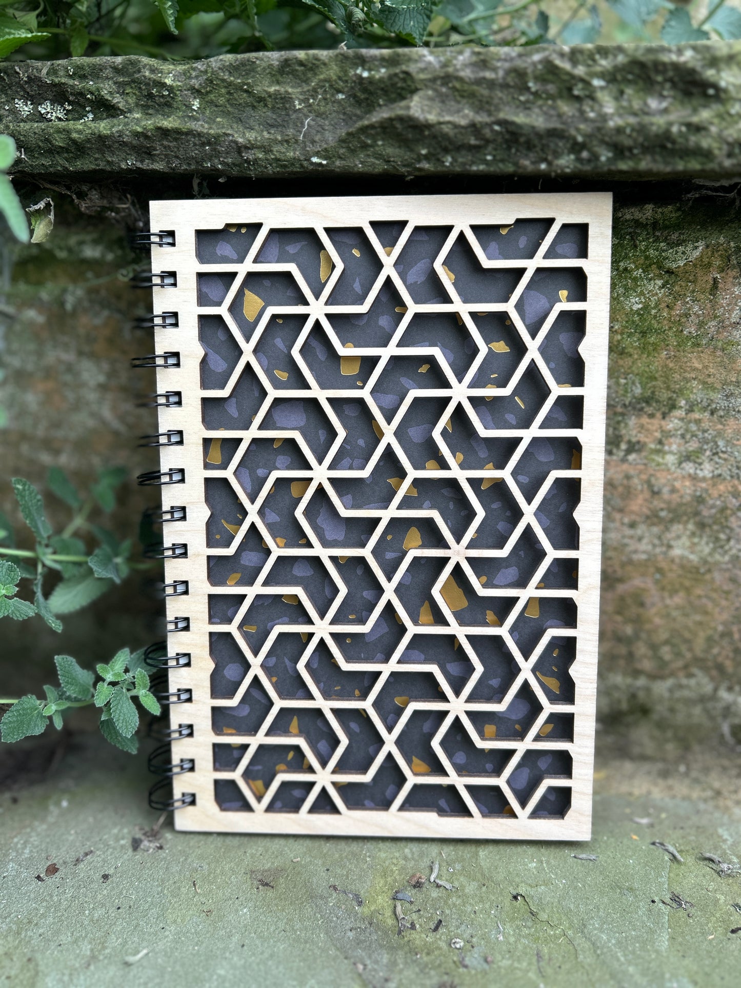 Dark Magic Wooden Notebook