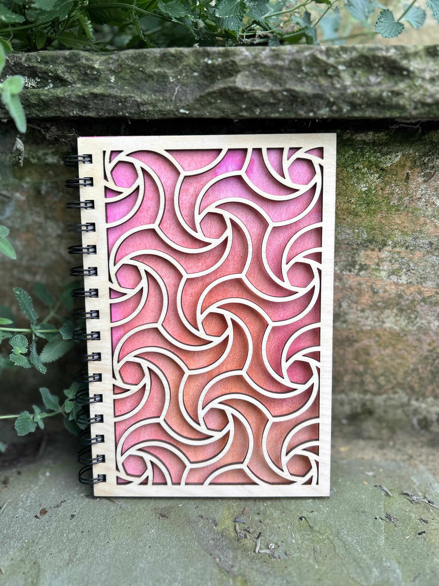 Sunset Dreams Wooden Notebook