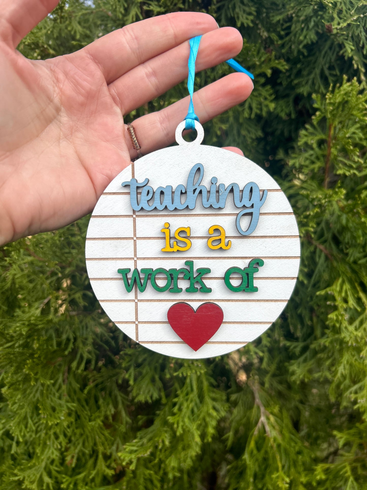 Teacher Gift Card Holder Ornament