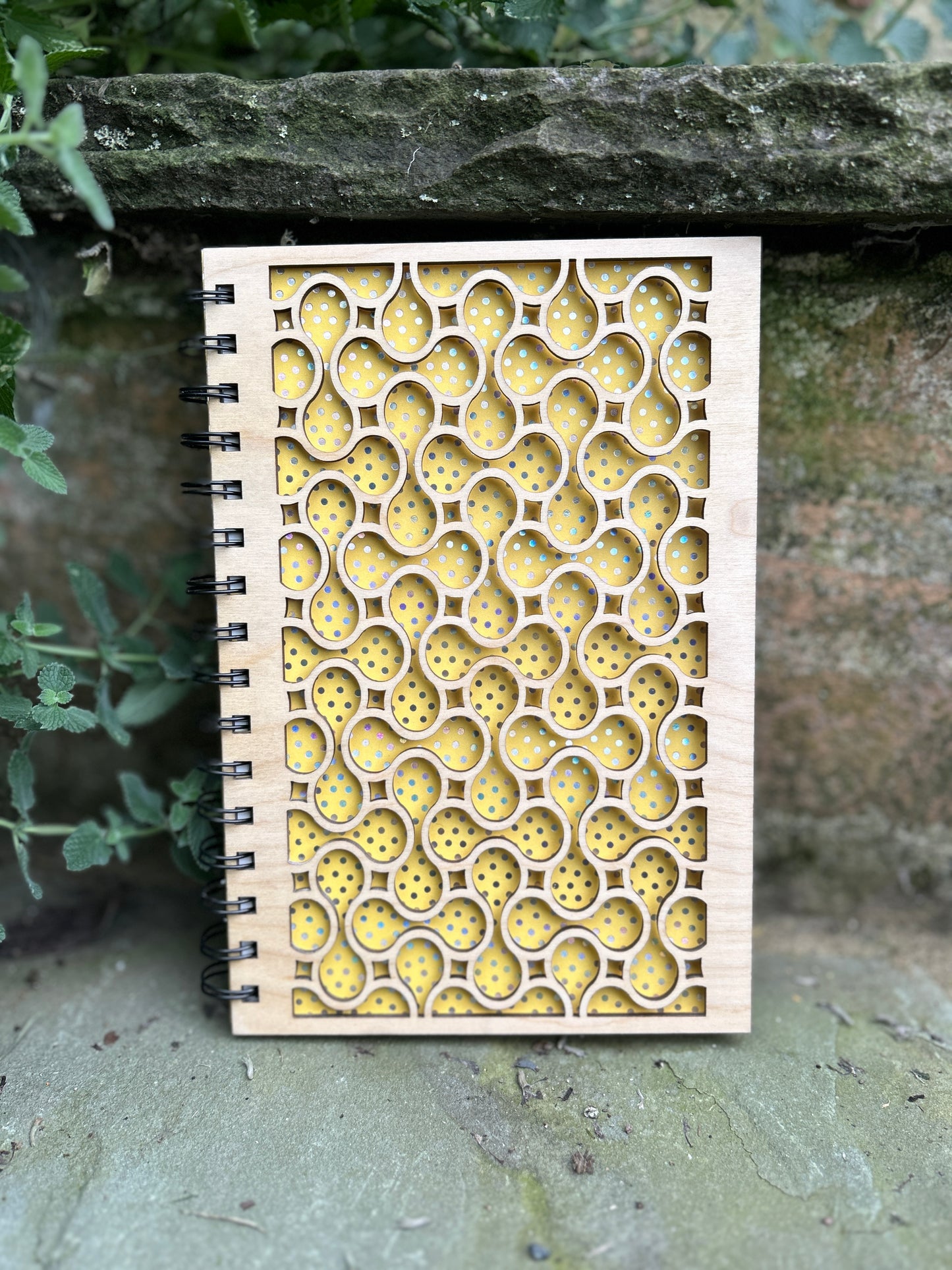 “All that glitters is gold” Wooden Notebook
