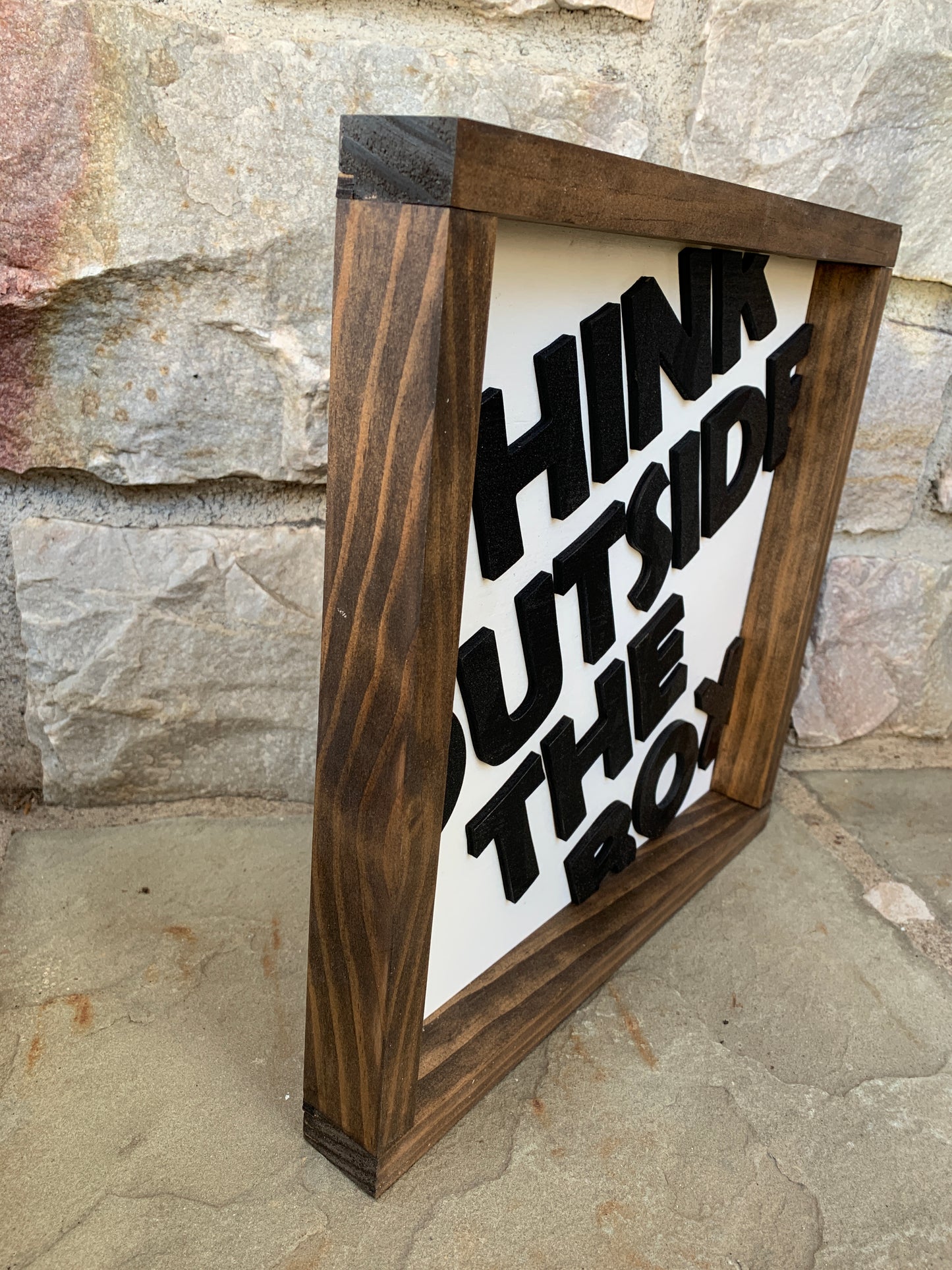 Think Outside The Box Sign