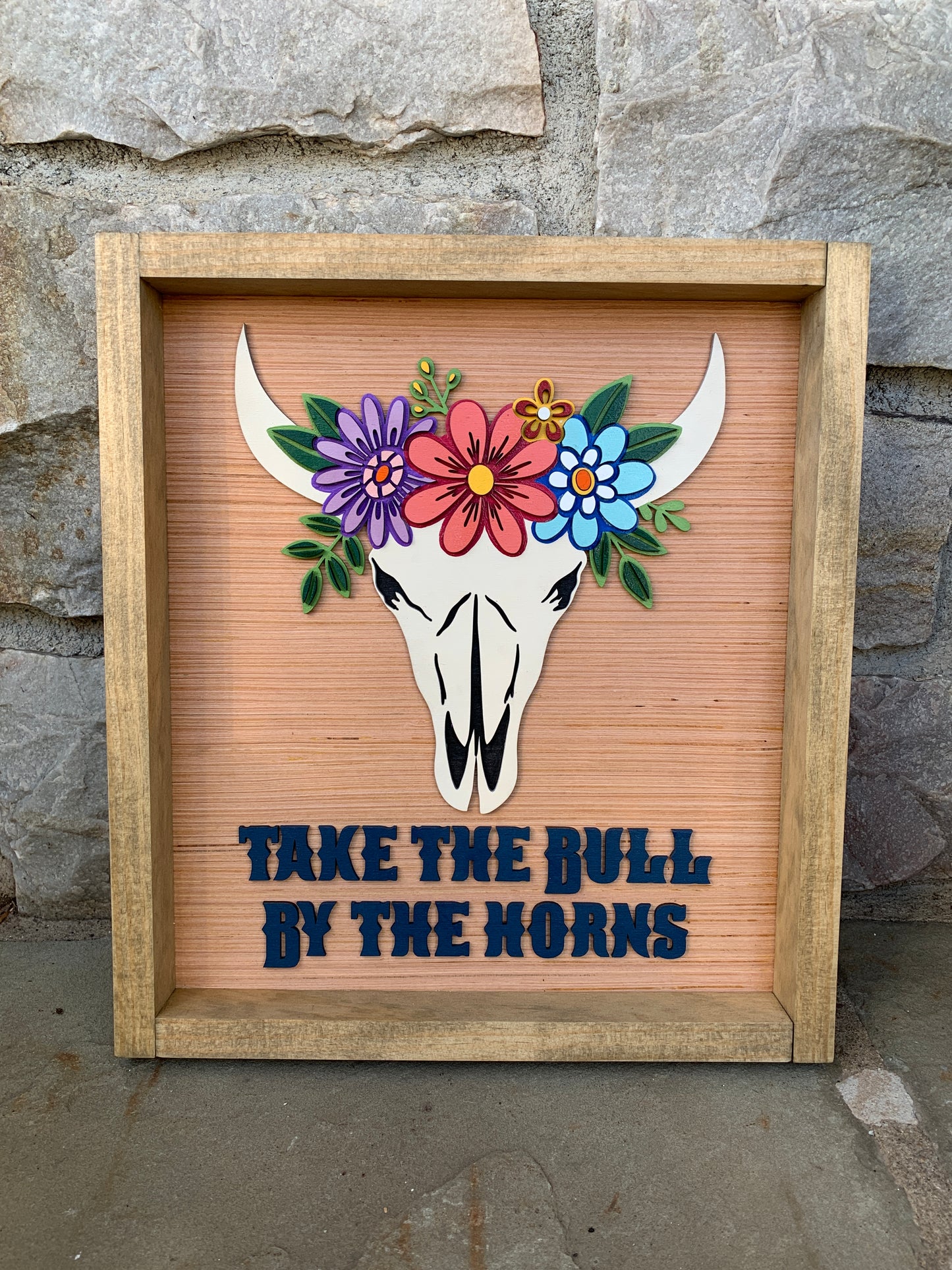 Take the Bull by the Horns Sign