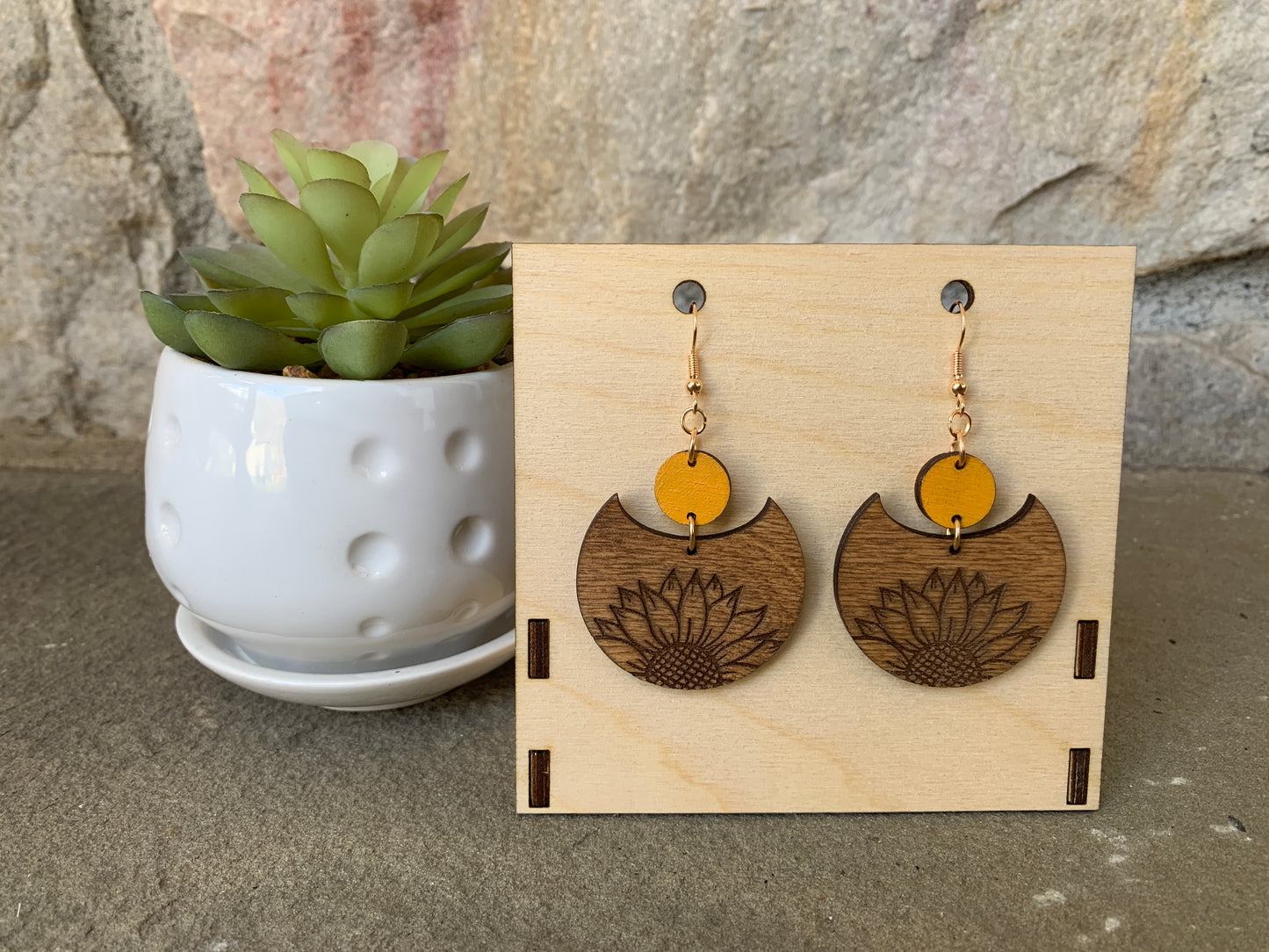 Sunflower Earrings