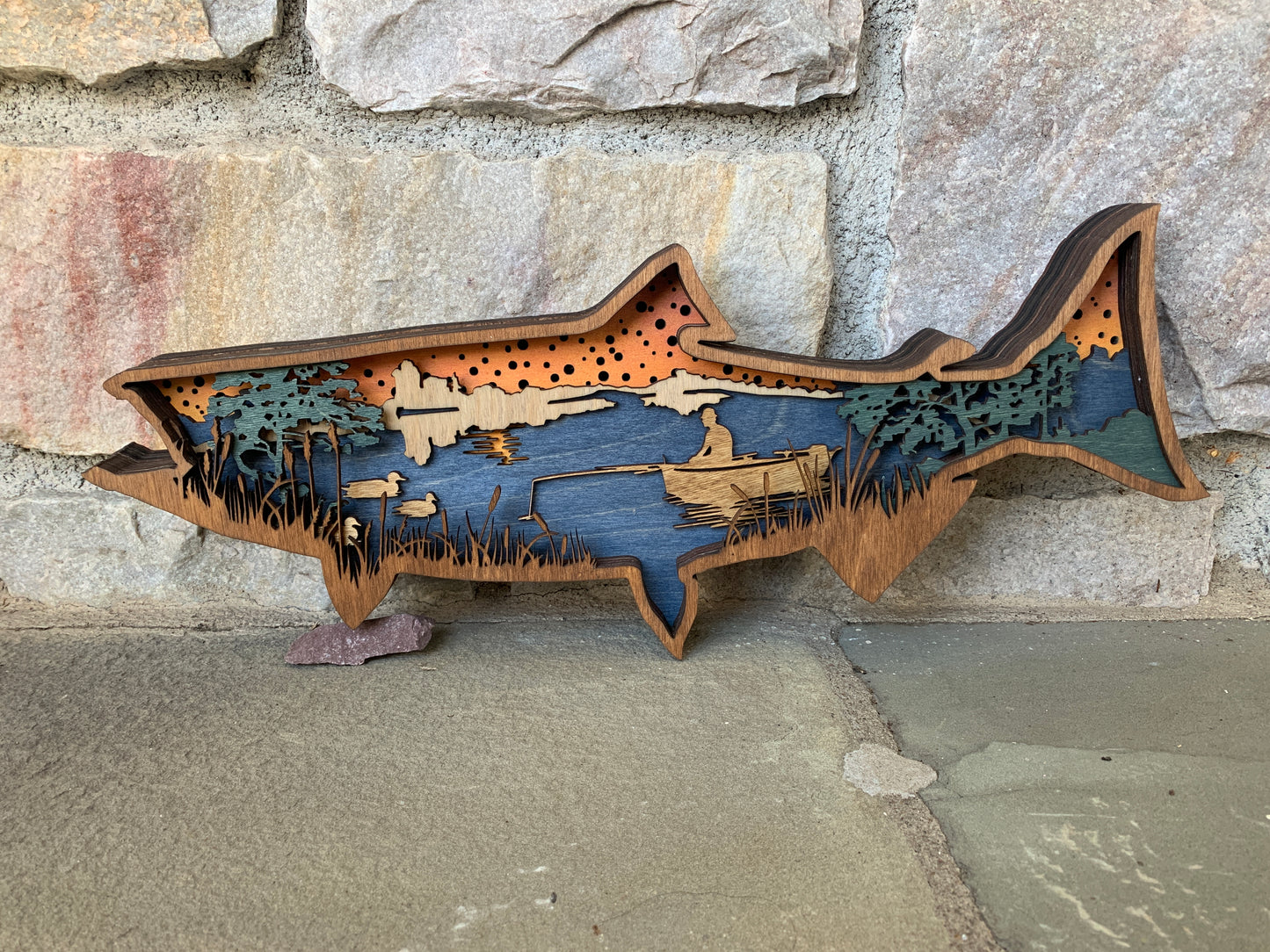 3D Fishing Scene