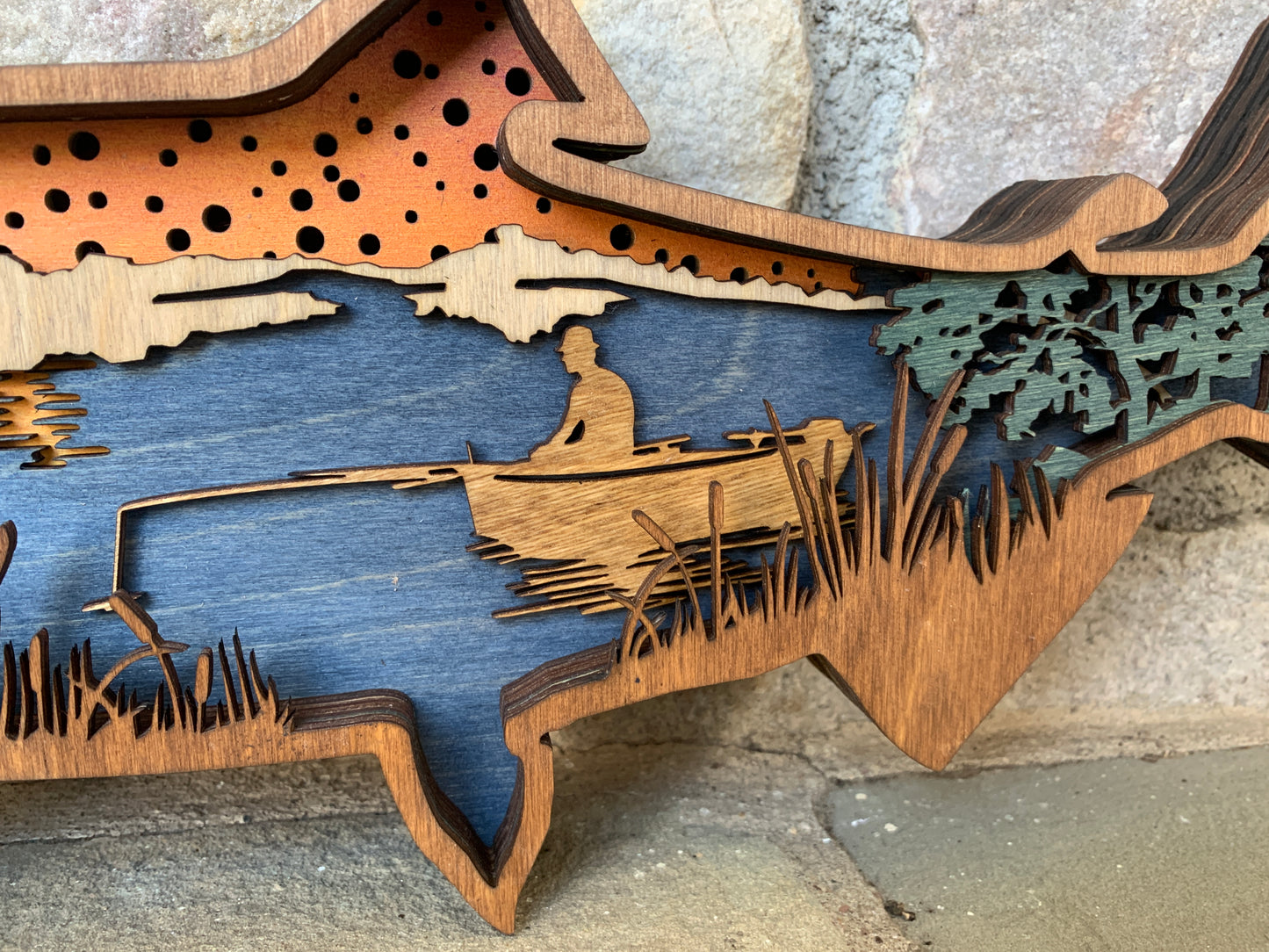3D Fishing Scene