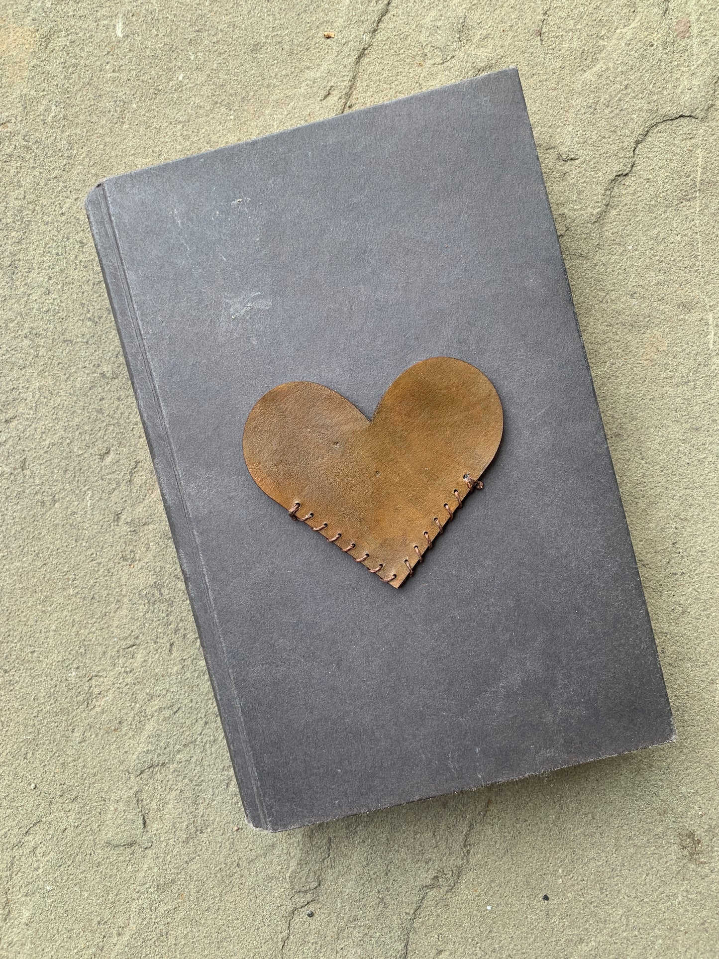 Leather Heart Bookmark