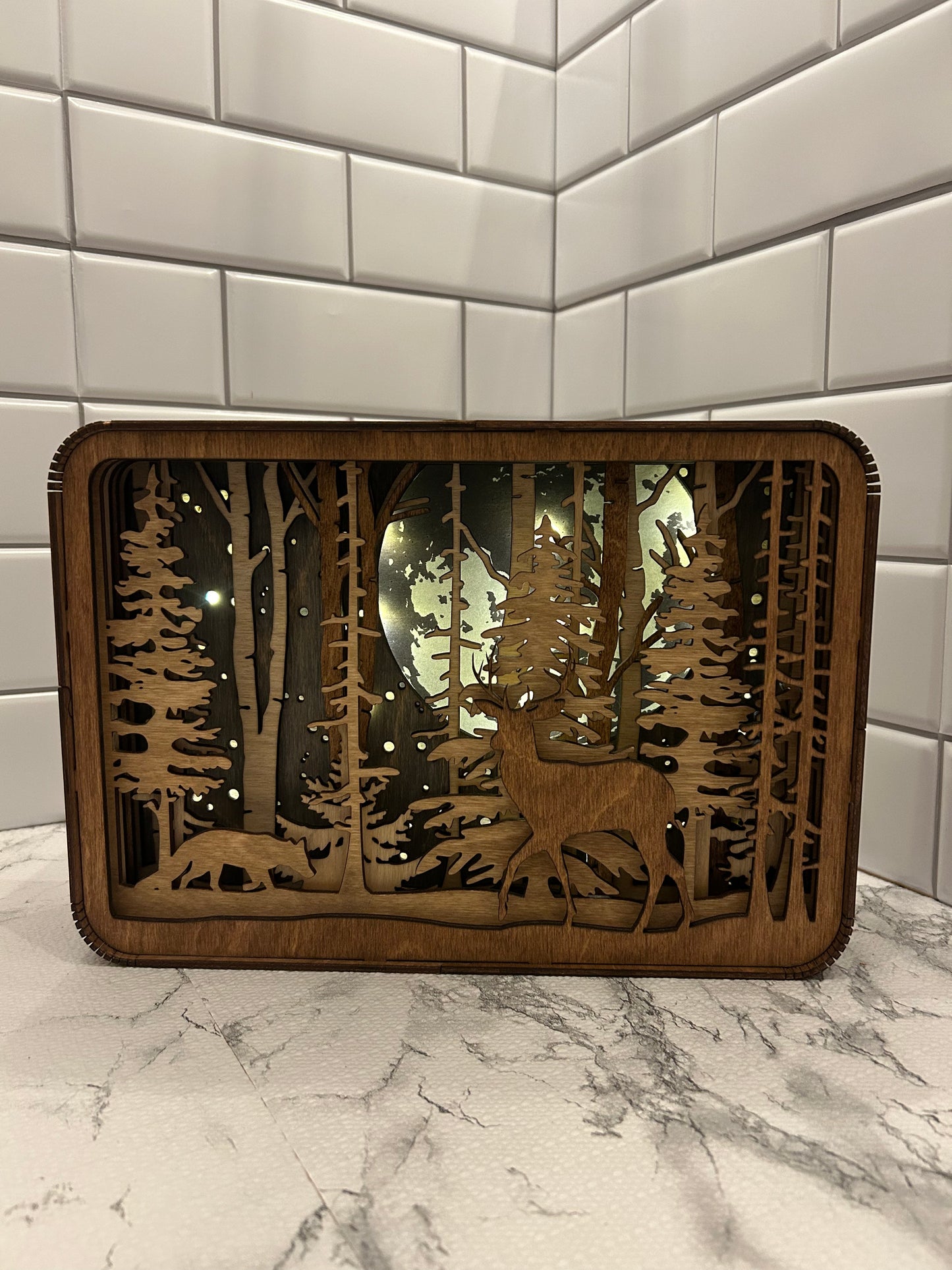 3D Wildlife Scene