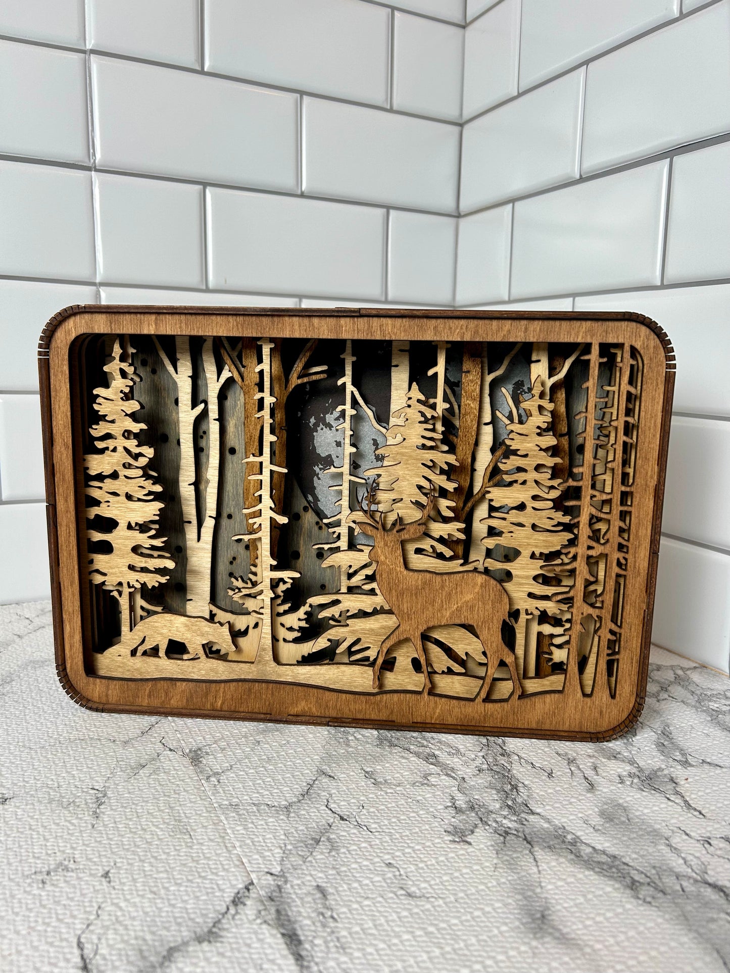 3D Wildlife Scene