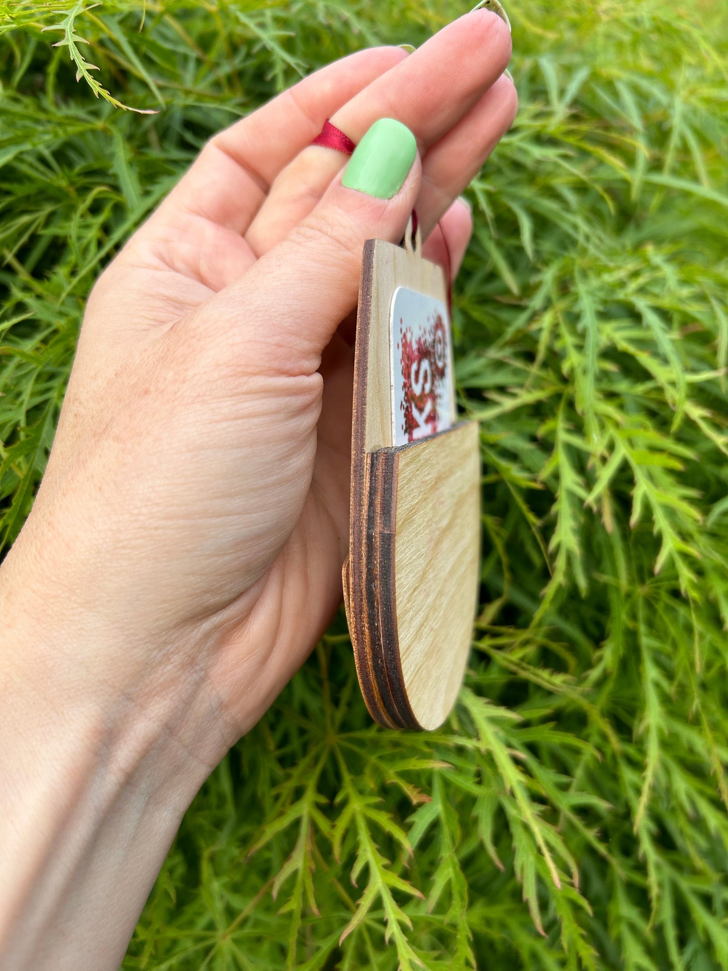 Wine Gift Card Holder Ornament