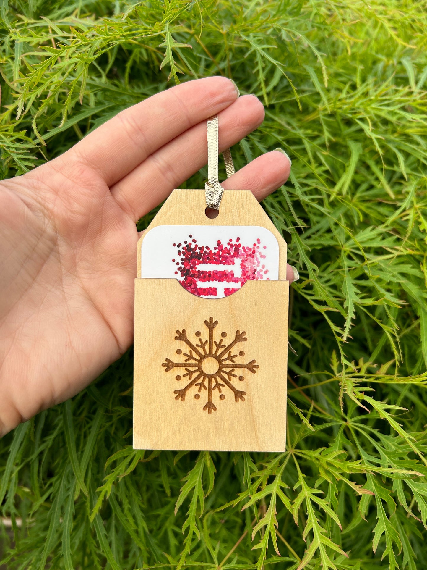 Mini Gift Card Holder Ornament