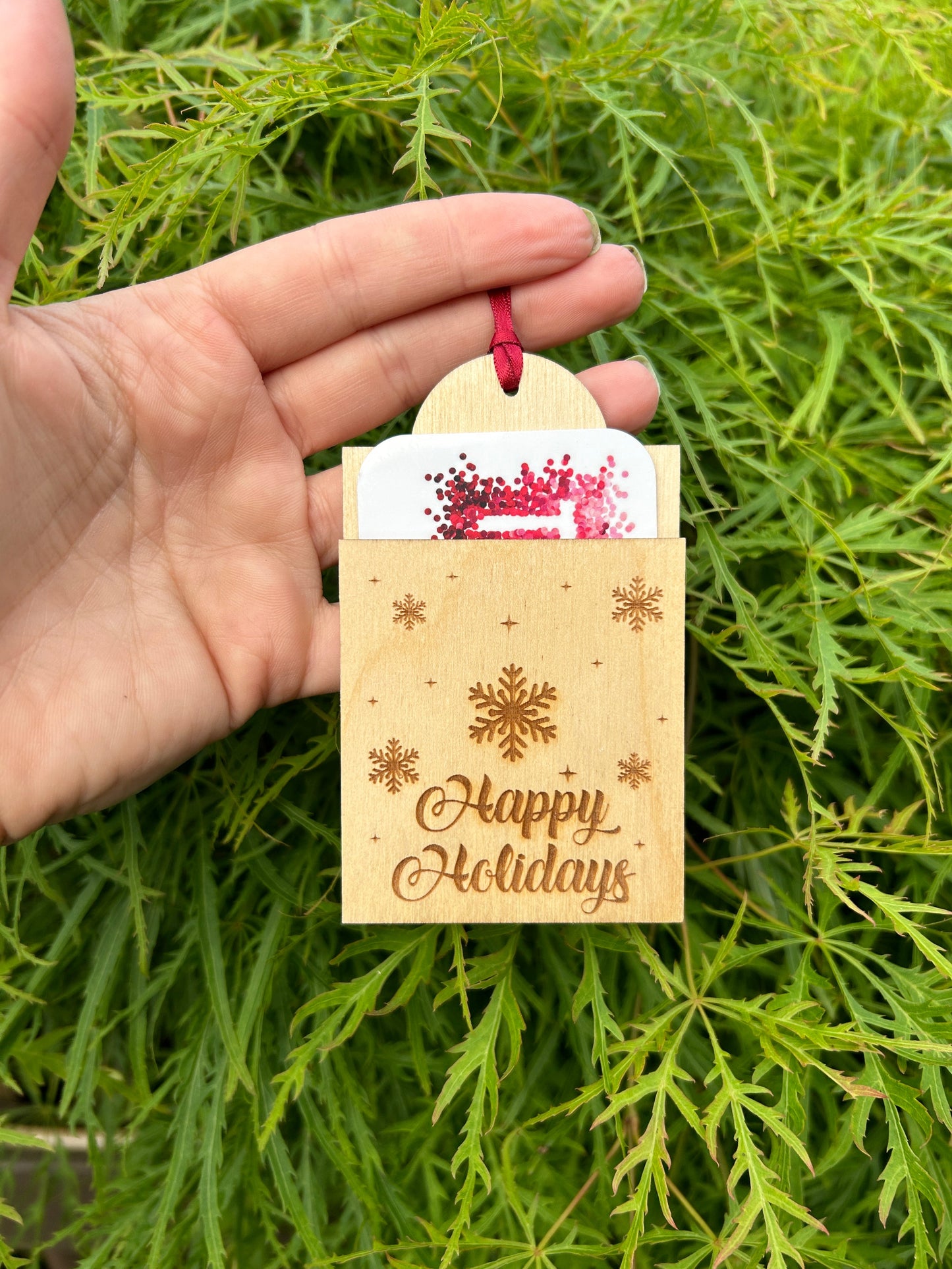 Mini Gift Card Holder Ornament