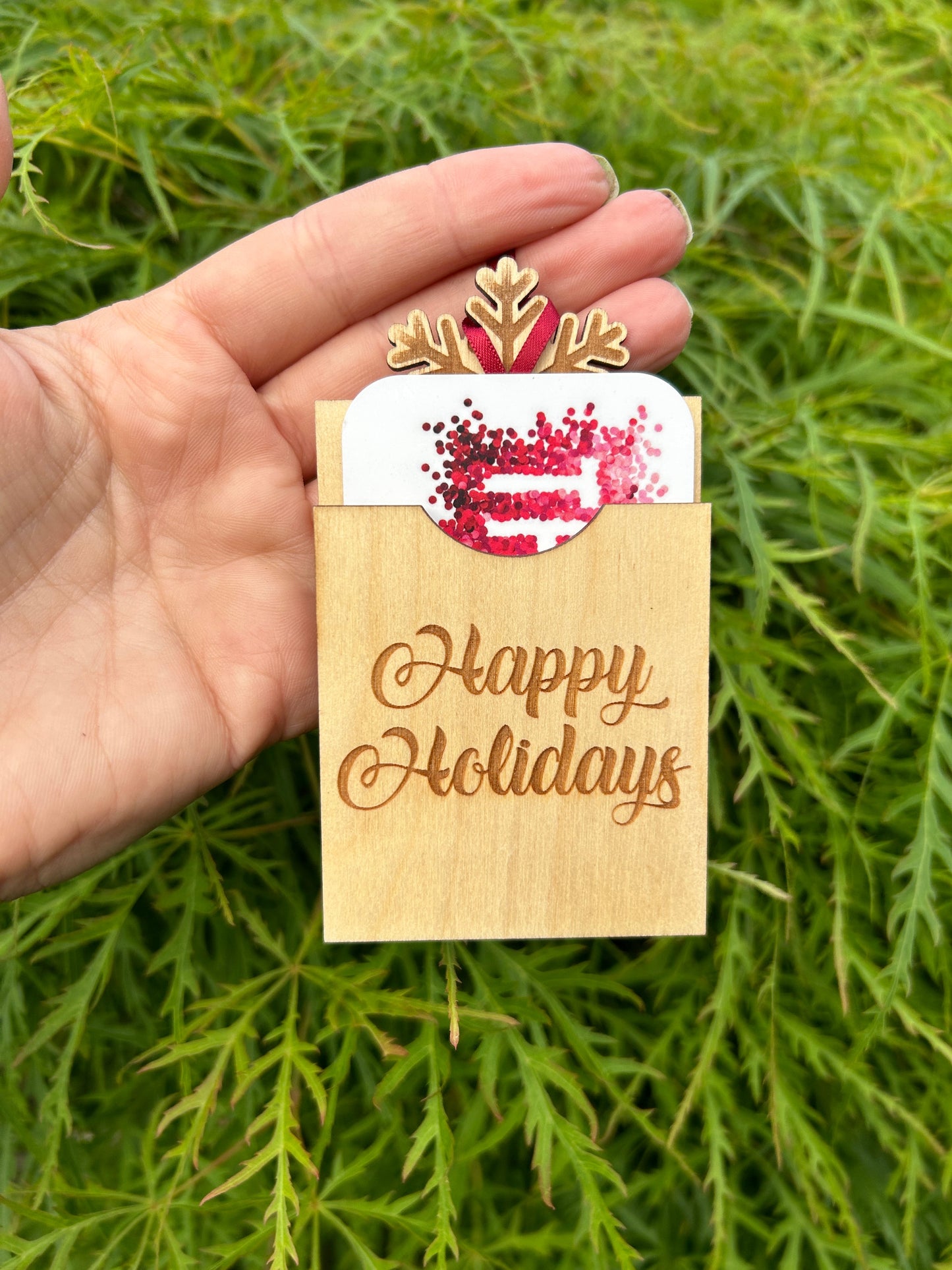 Mini Gift Card Holder Ornament