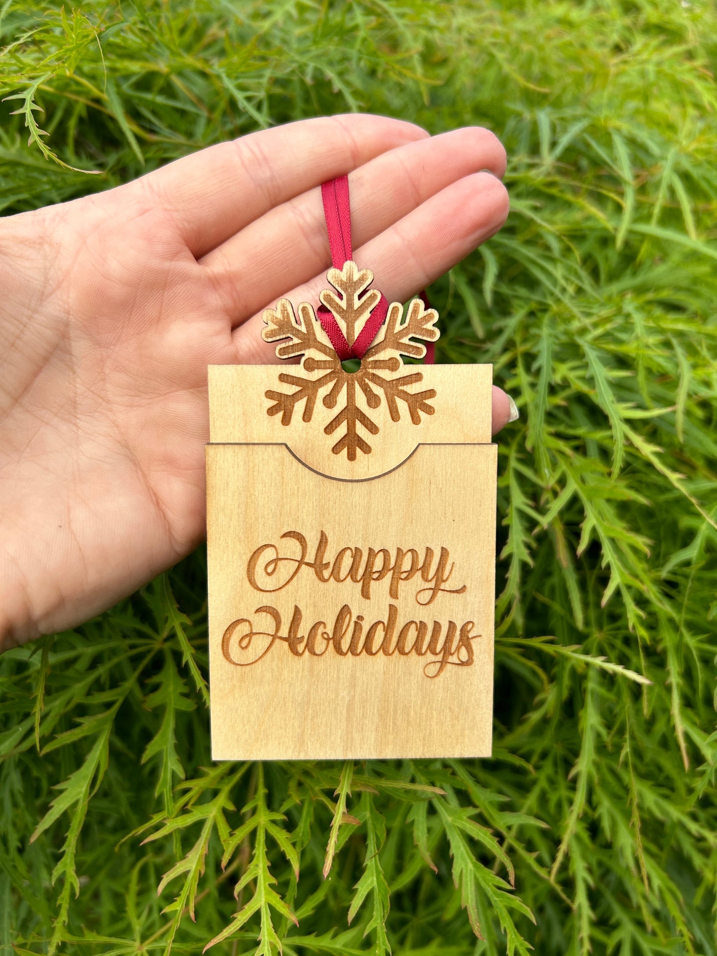 Mini Gift Card Holder Ornament