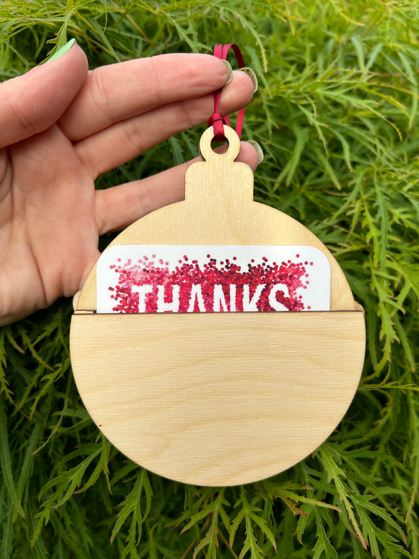 Snowman Gift Card Holder Ornament