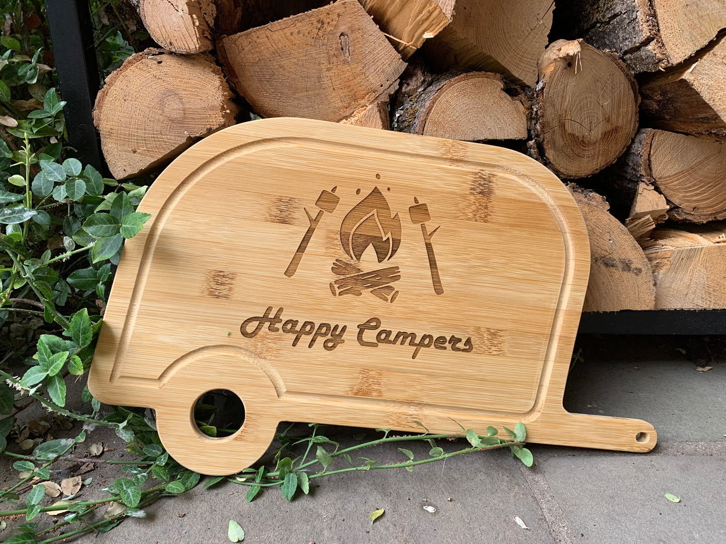 Camper Shape - Bamboo Cutting Board