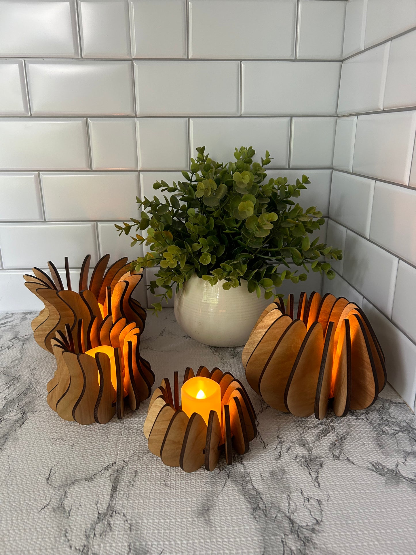 The Petals Candle Holders