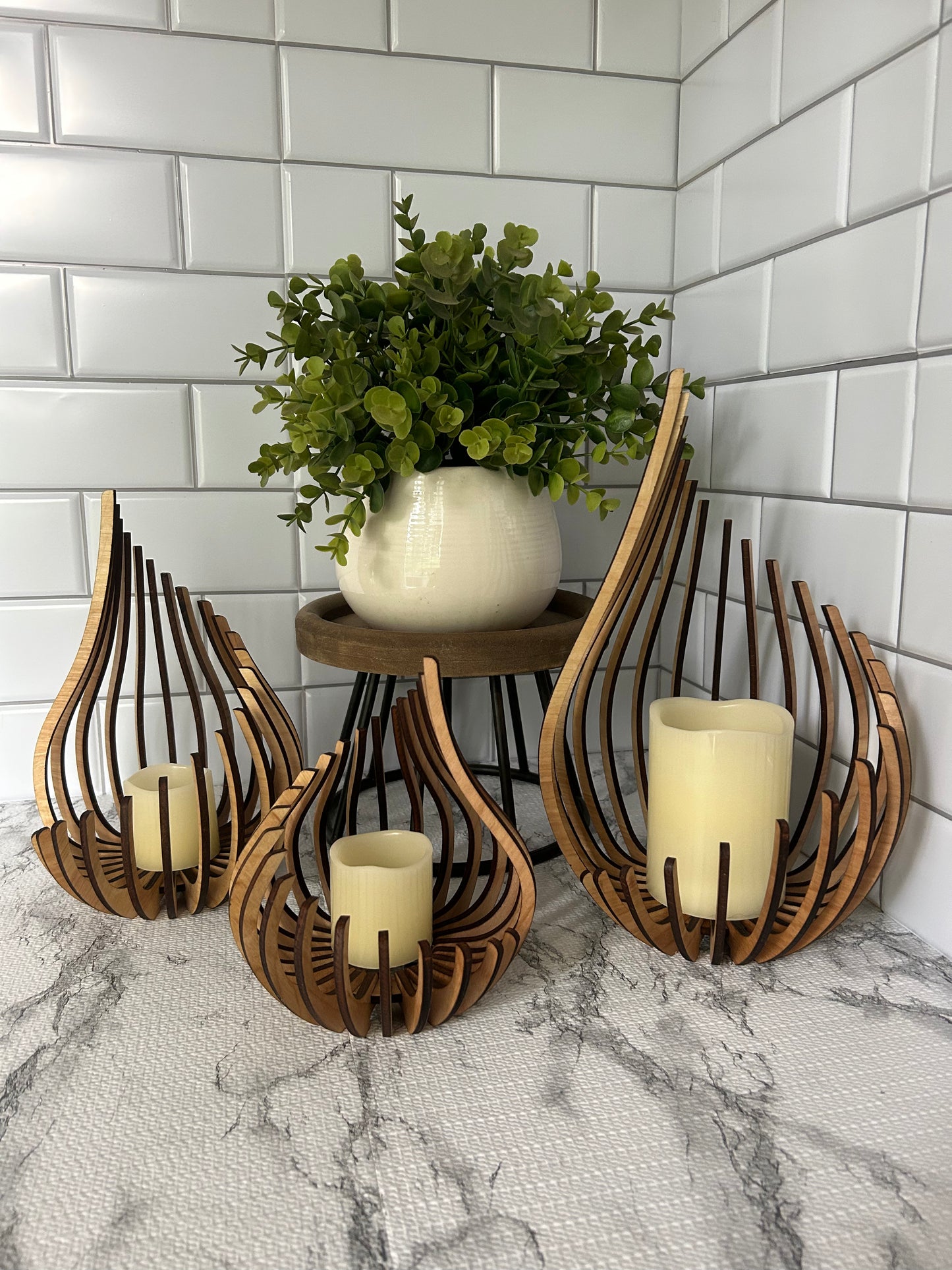 The Flame Candle Holders