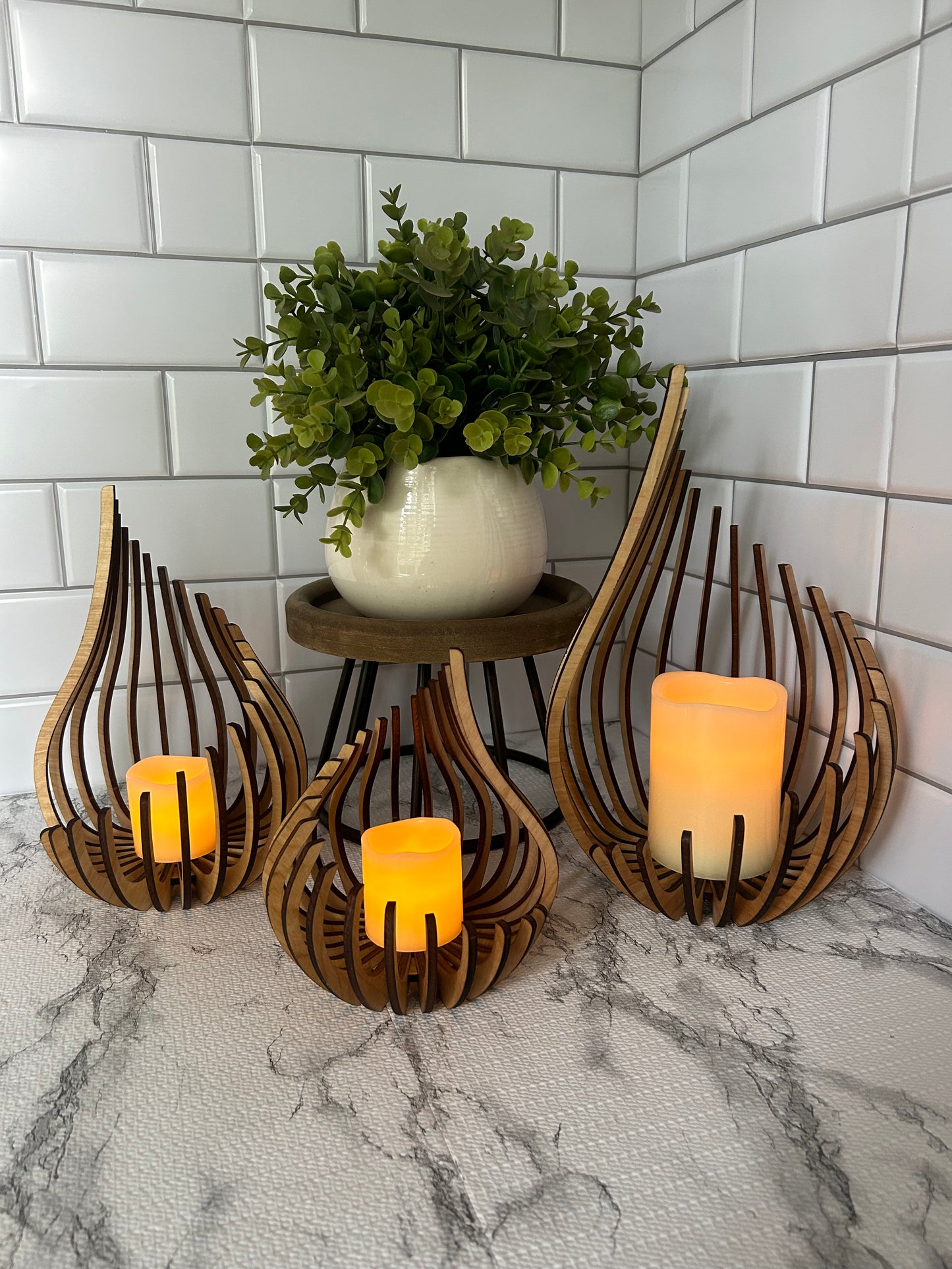 The Flame Candle Holders