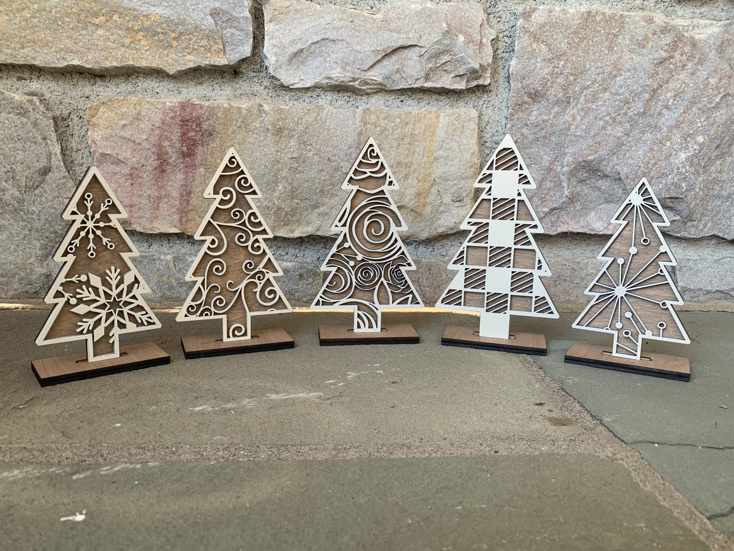 3D Christmas Trees