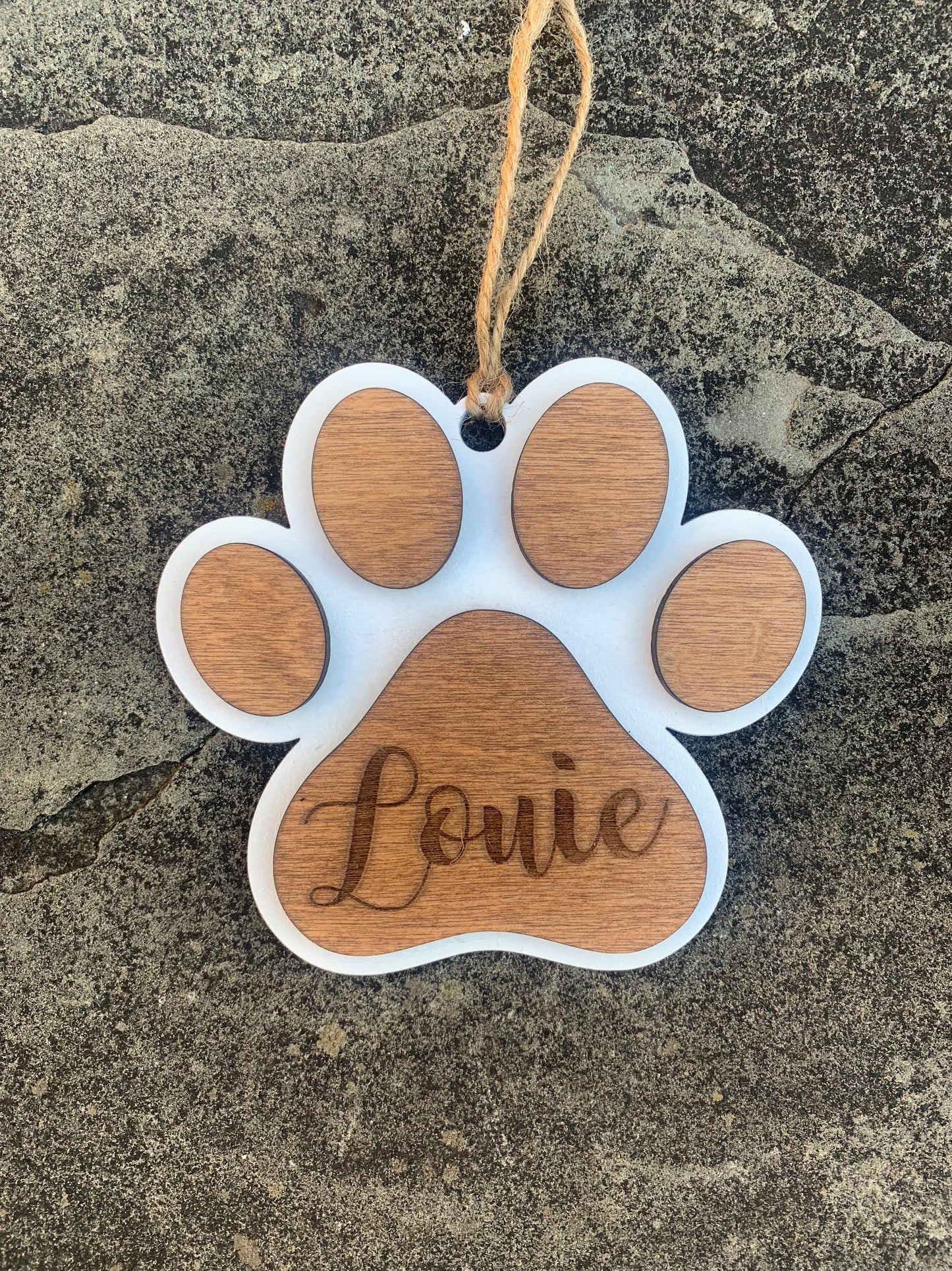 Dog Paw Ornament