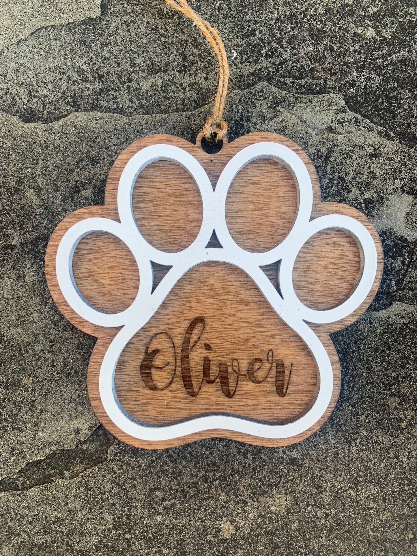 Dog Paw Ornament