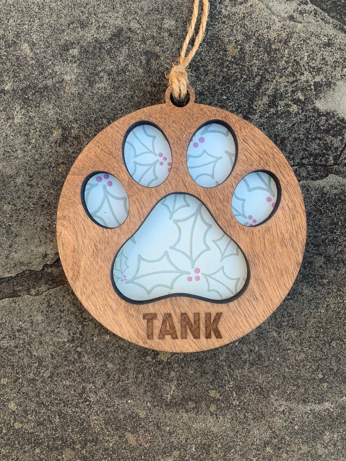 Dog Paw Ornament