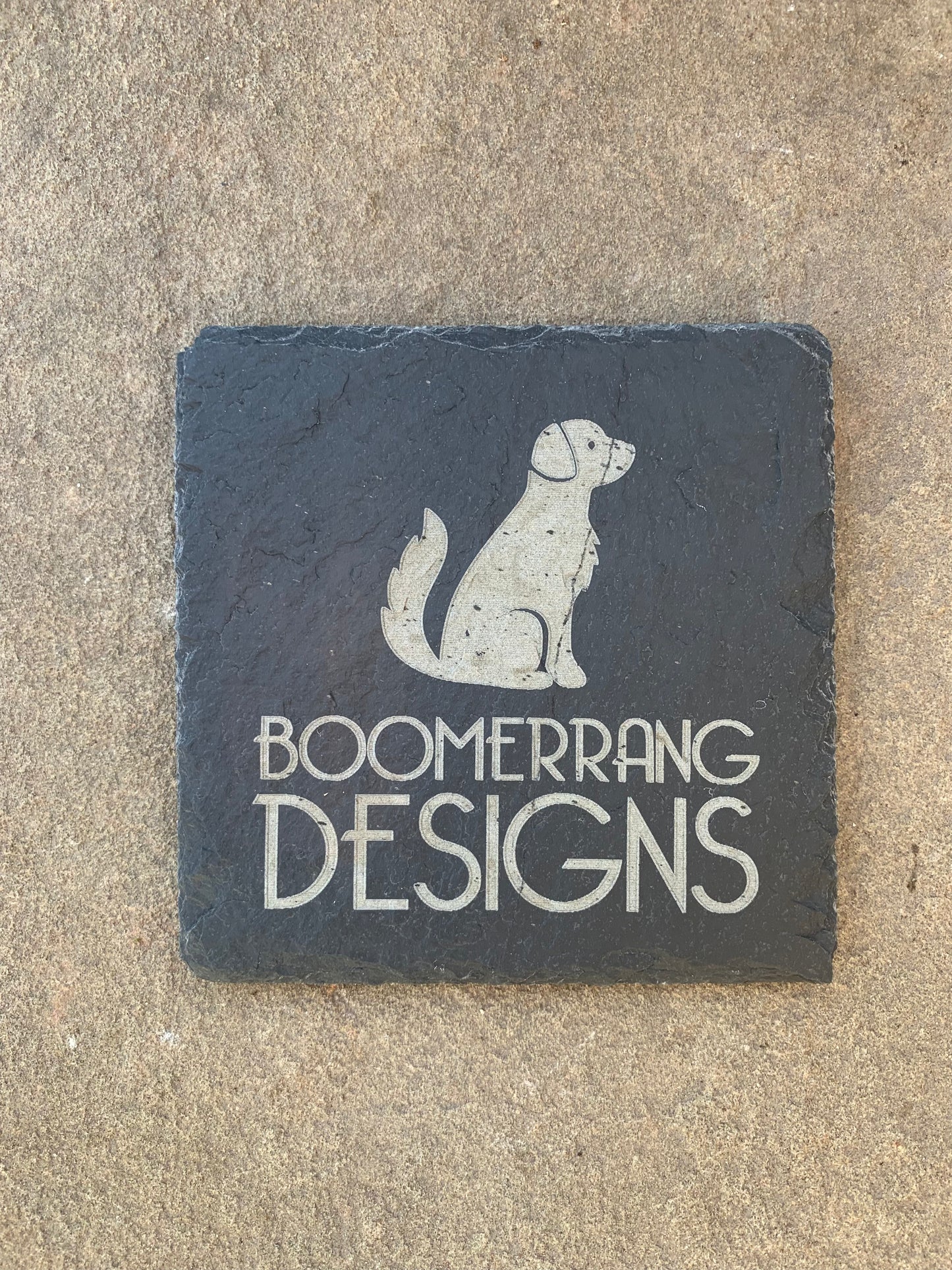 Custom Slate Coaster Set
