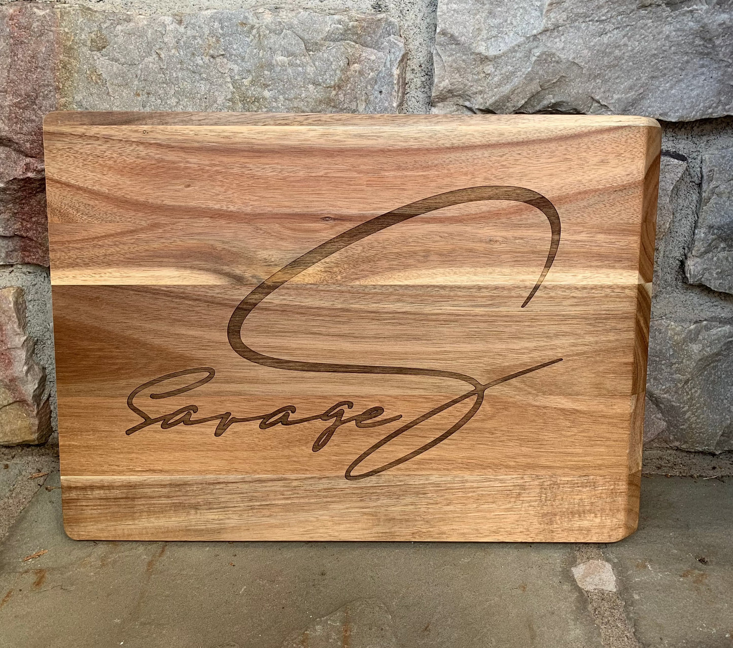 Personalized Large Cutting Board
