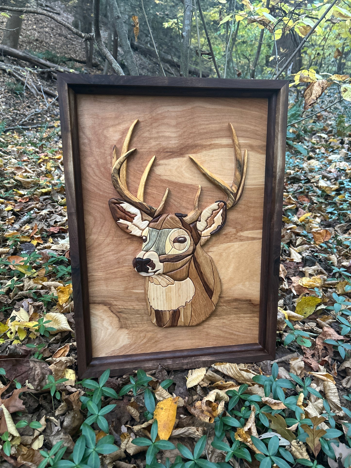 "Woodland Legacy" - Intarsia Deer