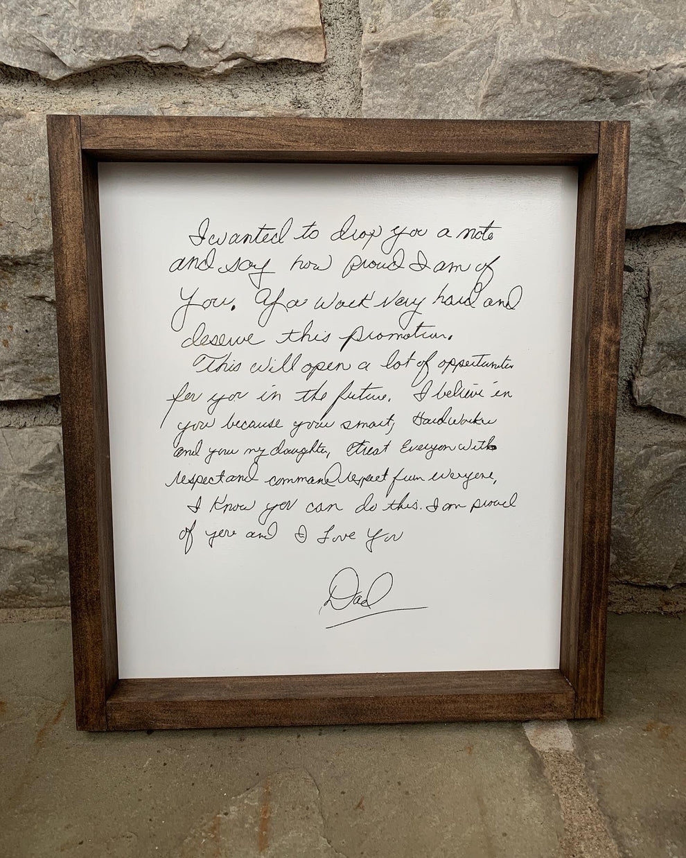 Handwriting Sign – BoomerRang Designs