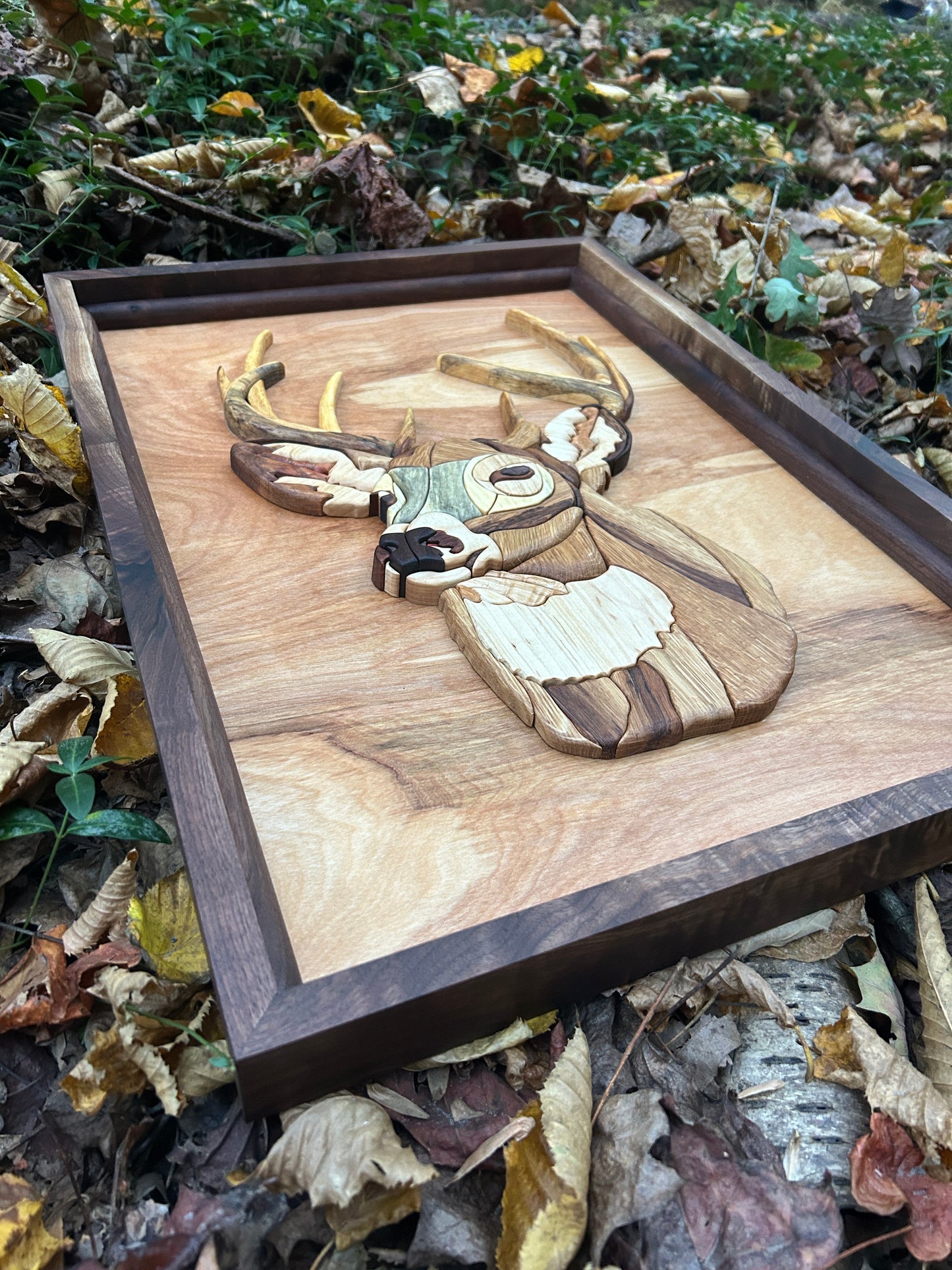 "Woodland Legacy" - Intarsia Deer