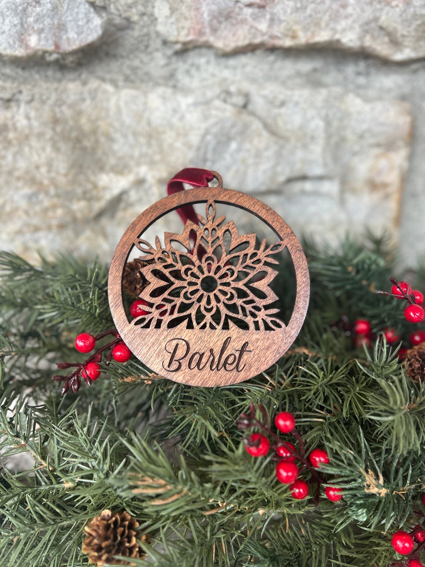 Personalized Snowflake Ornament