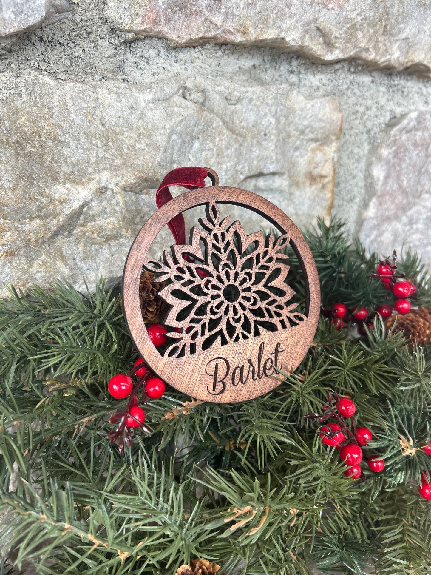 Personalized Snowflake Ornament