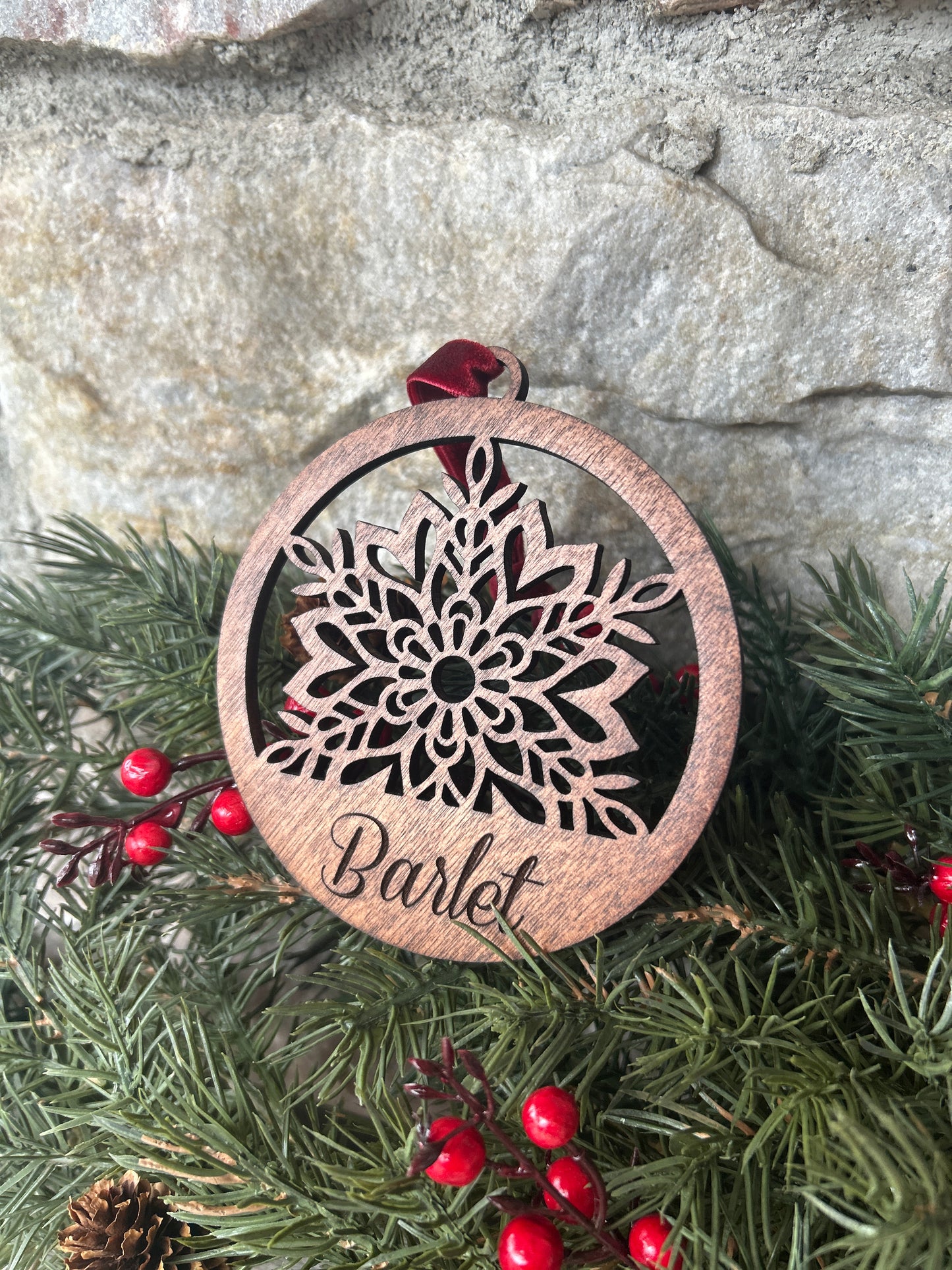 Personalized Snowflake Ornament