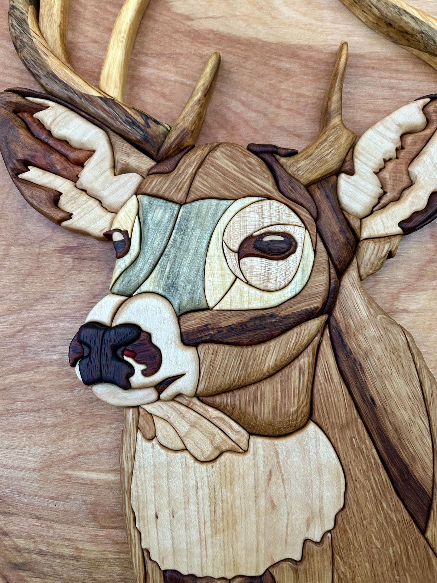 "Woodland Legacy" - Intarsia Deer