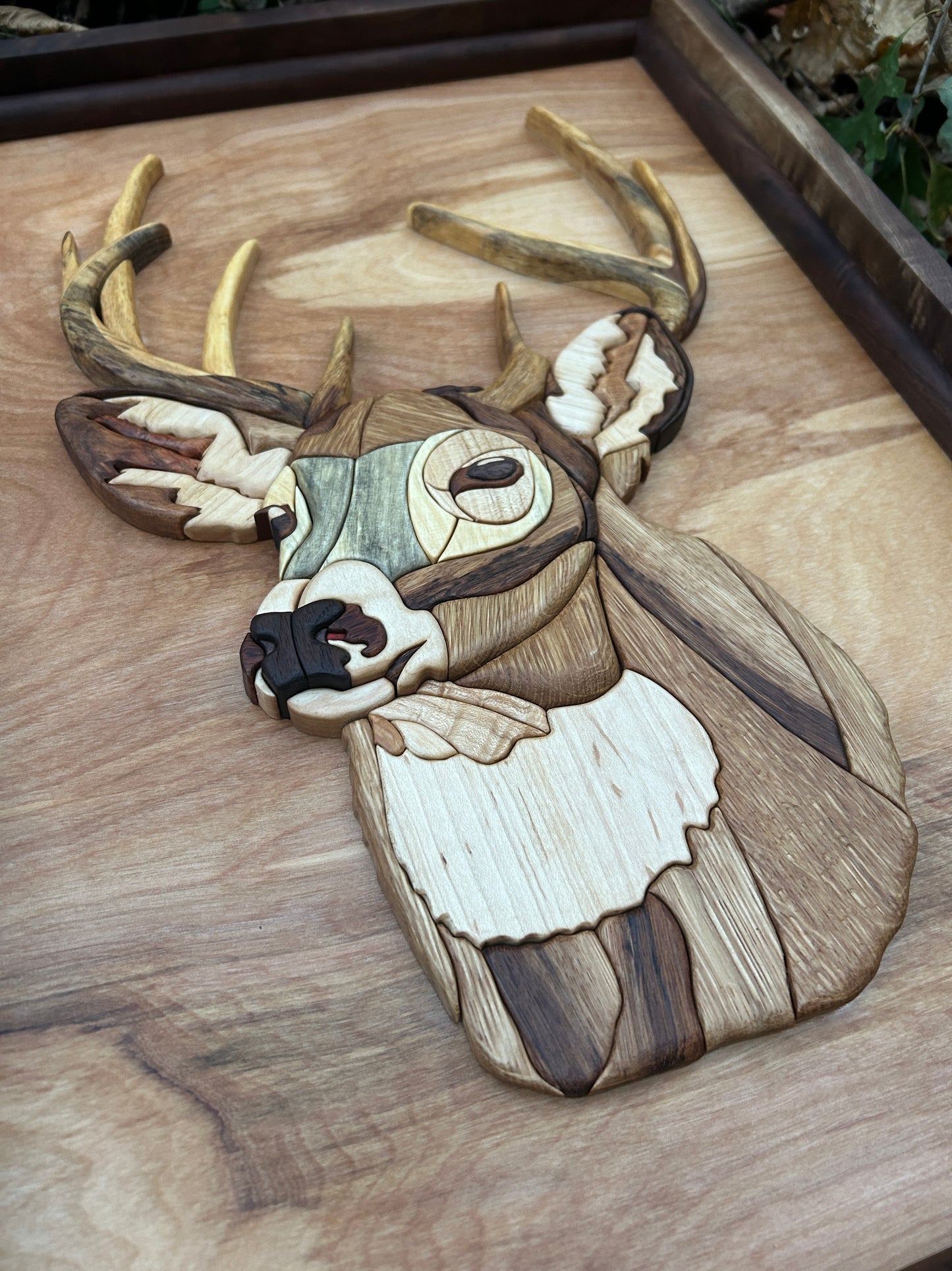 "Woodland Legacy" - Intarsia Deer