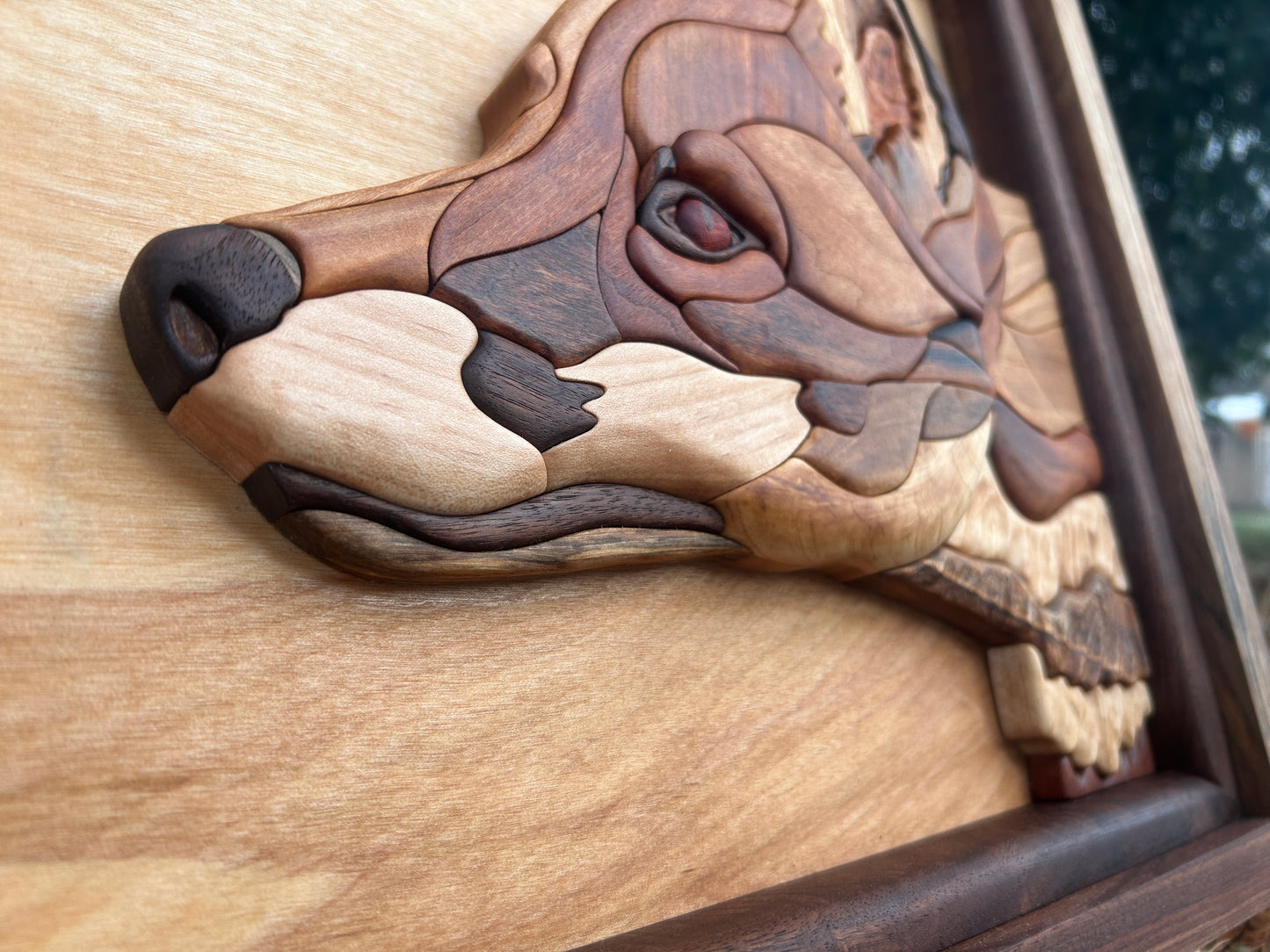 “Curiosity” - Intarsia Fox & Marigold