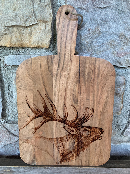 Wild & Free Cutting Board - Elk