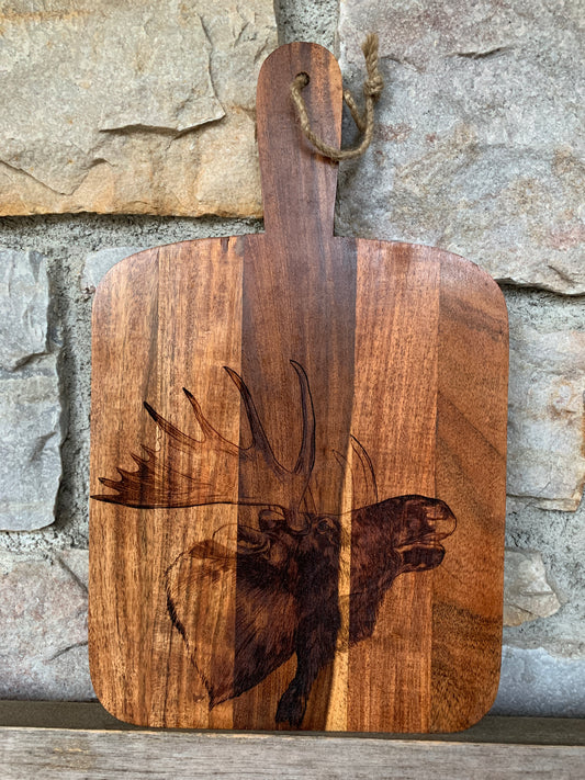 Wild & Free Cutting Board - Moose