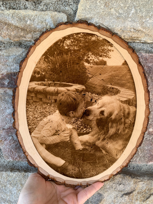 Wooden Pet Portrait