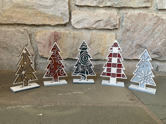 3D Christmas Trees