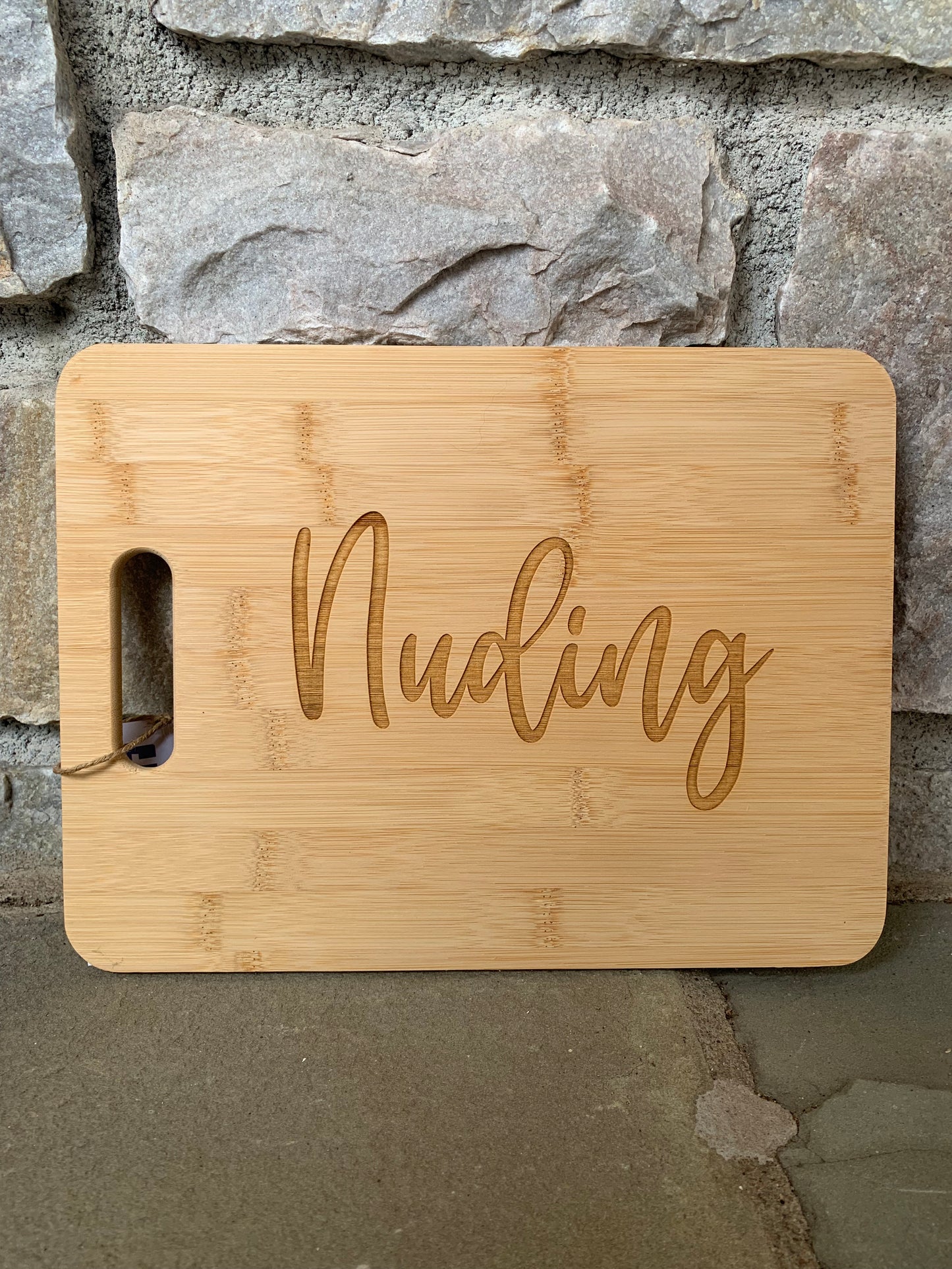 Personalized Bamboo Cutting Board